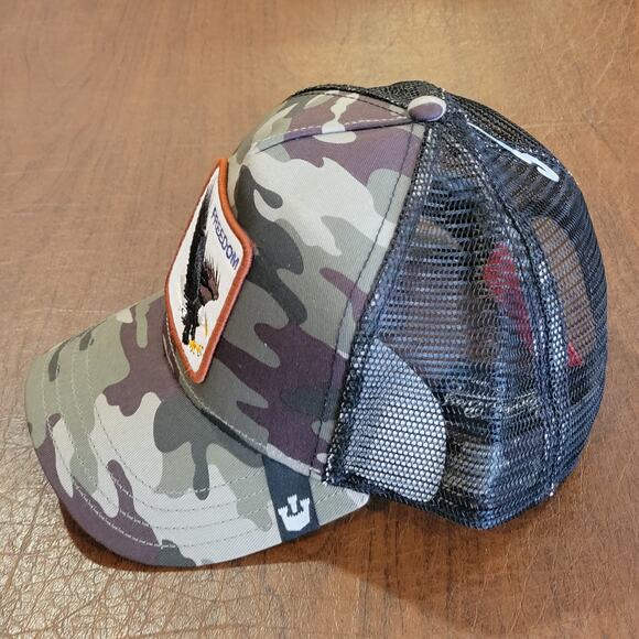 GOORIN BROS Freedom Camouflage Eagle Trucker Hat New with tags. One size - Picture 3 of 8